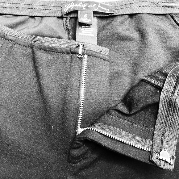 Elizabeth and James Black Stretch Pants - Picture 5 of 8